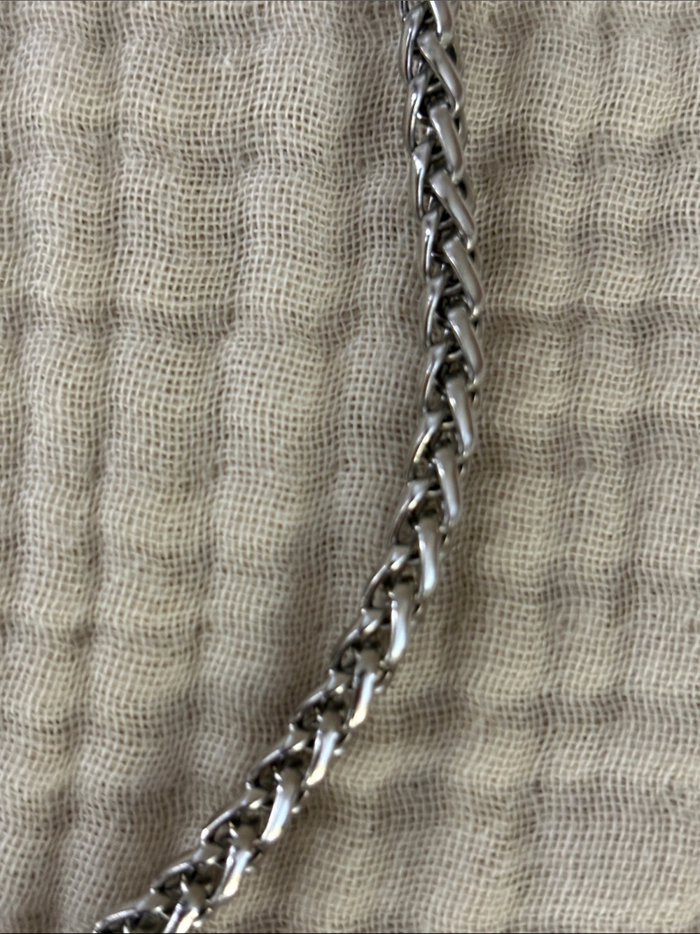 Silver-tone Rope Chain Necklace - Picture 4 of 4